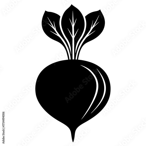 Beets Icon Vector – Editable Printable Graphic Design File for Digital Use"