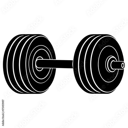 Gym Tool Icon | Fitness Equipment Vector Graphic for Print & Digital Use