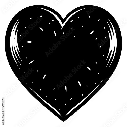 "Love Heart Vector Icon – Romantic, Cute & Editable Design Graphic"