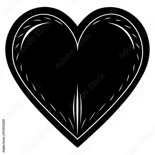 "Love Heart Vector Icon – Romantic, Cute & Editable Design Graphic"