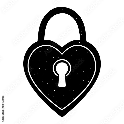 Romantic Love Lock Icon | Vector Design for Print & Digital Use