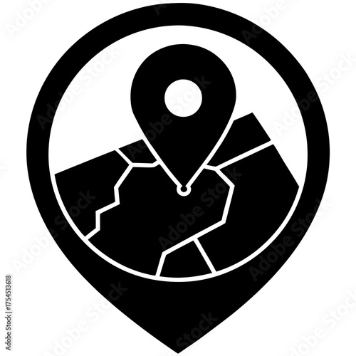 Minimalist Map Icon | Printable Graphic Design File for Digital Projects Free Download Minimalist Map Icon | Printable Graphic Design File for Digital Projects - GFXLoad