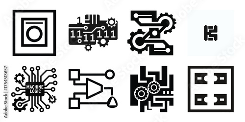 machine logic minimal icon set