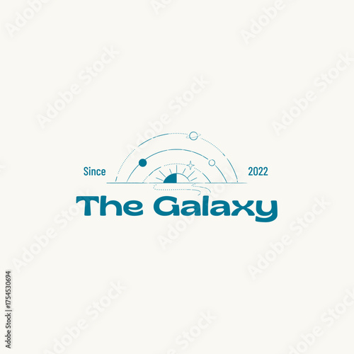 Discover the cosmos with The Galaxy's modern logo design, perfect for innovative tech startups and space exploration brands seeking a celestial identity.