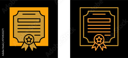 Diploma Vector Icon