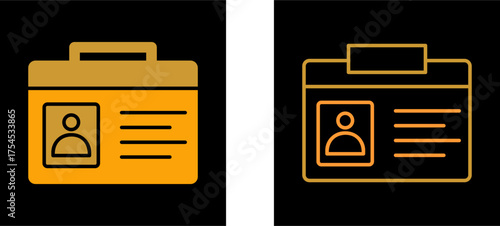 id card Vector Icon