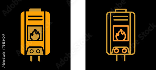 Water Heater Vector Icon