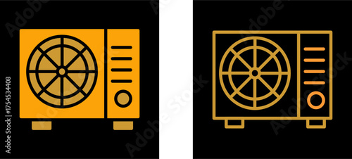 AC Outside Unit Vector Icon
