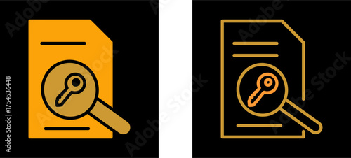 Keywording Vector Icon