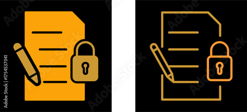 Confidentiality Vector Icon