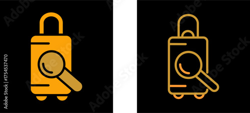 Find Luggage Vector Icon