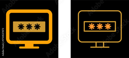 System Password Vector Icon
