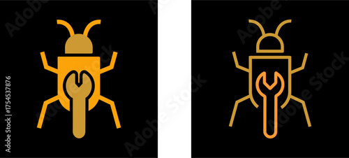 Bug Fixing Vector Icon