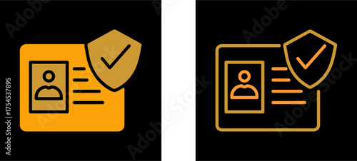 Protected Card Vector Icon
