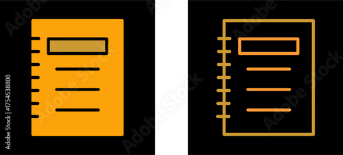 Notepad Vector Icon
