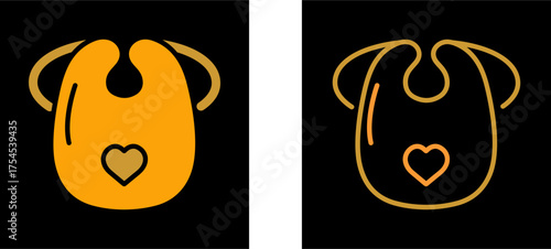 Baby Bib Vector Icon