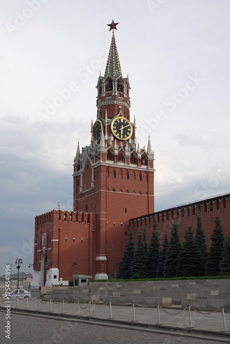 The Spasskaya Tower of the Moscow Kremlin