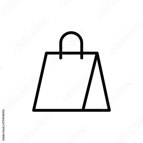 Online shopping bag woman bag icon design