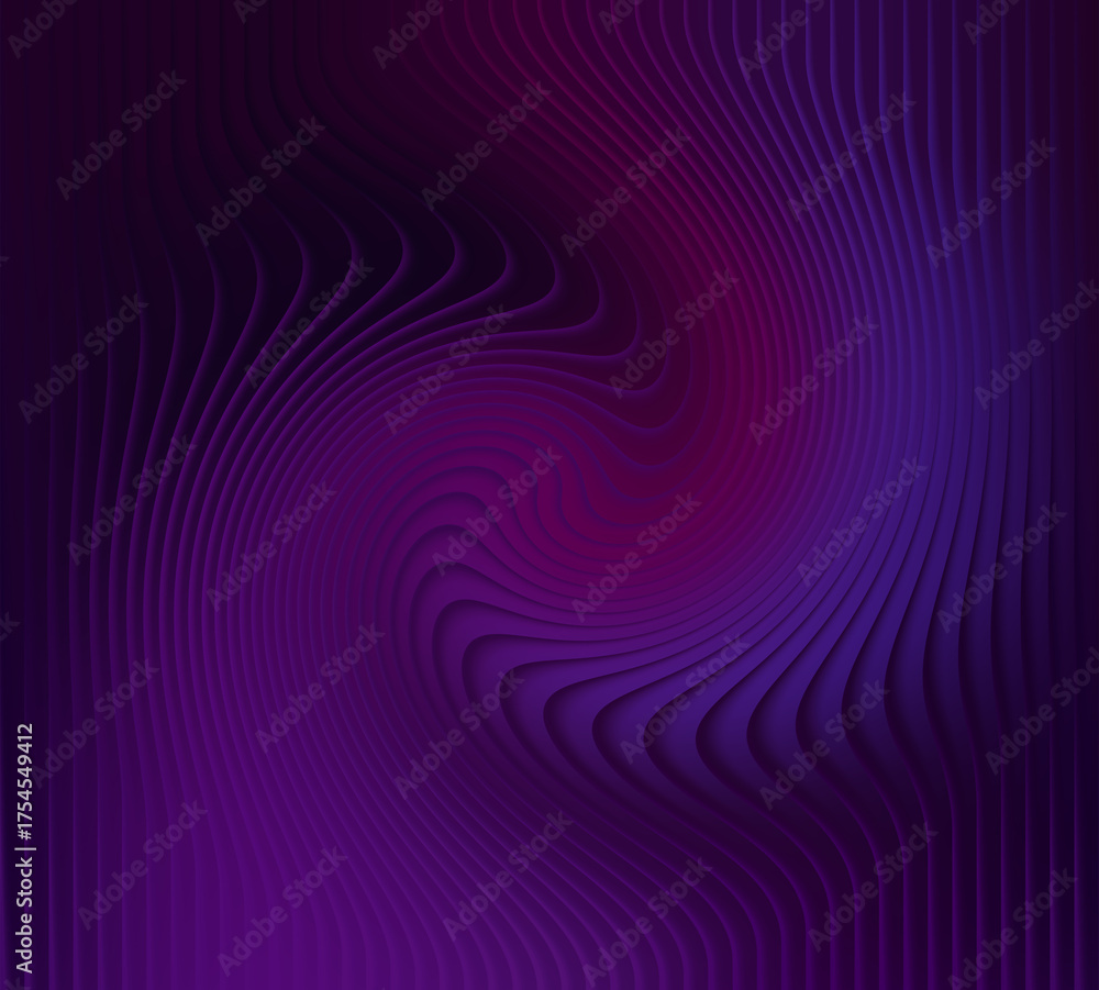 Obraz premium Abstract purple swirl with textured lines