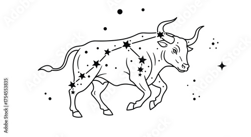 Explore the Taurus constellation a celestial bull of the night sky.