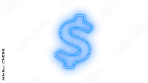 фотографія Modern digital dollar sign icon vector set