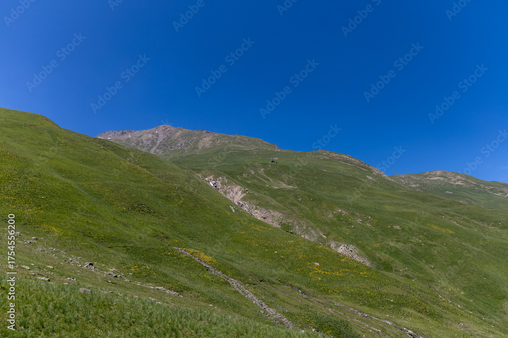 Fototapeta premium The Arves massif are a massif in the French Alps 