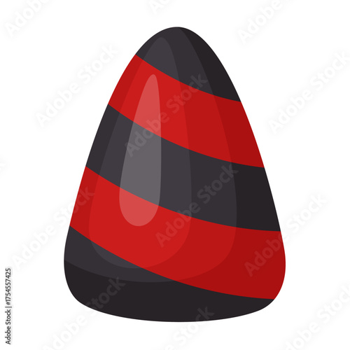 Halloween Candy corn. flat vector style. festive decorative candy. Halloween, any celebration or holiday. Cute and sweet. Ideal for packaging, greeting cards, posters, stickers, decorations.