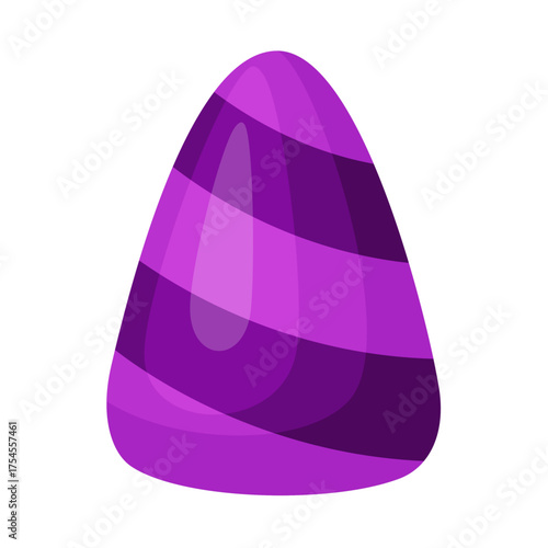 Halloween Candy corn. flat vector style. festive decorative candy. Halloween, any celebration or holiday. Cute and sweet. Ideal for packaging, greeting cards, posters, stickers, decorations.