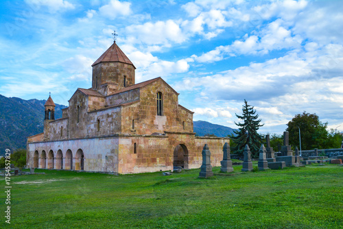 Armenian Church. The Armenian Apostolic Church of Odzun in the Lori region. A monastic complex in the natural setting. The church's beautiful architecture.
