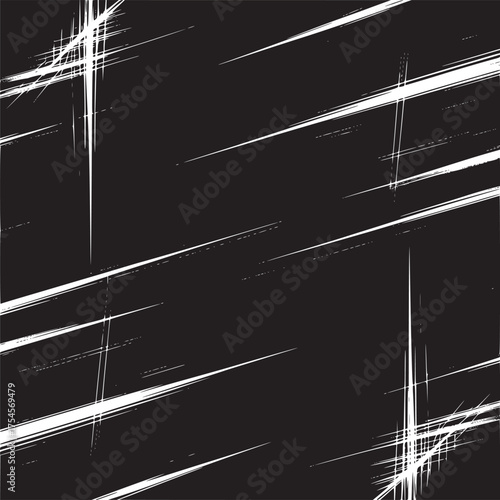 Vector art of abstract white streaks on