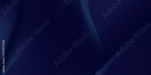 Premium background design with diagonal dark blue line pattern. Vector template for digital luxury banner, invitation, voucher, certificate. Eps10