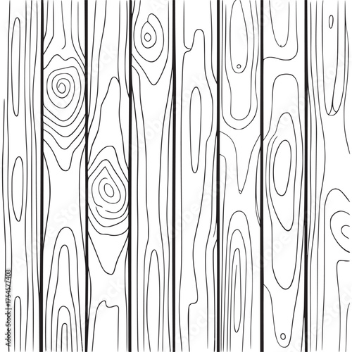 Vector art of wood grain texture pattern
