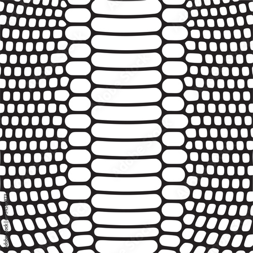 Vector art of close up of snake skin pattern