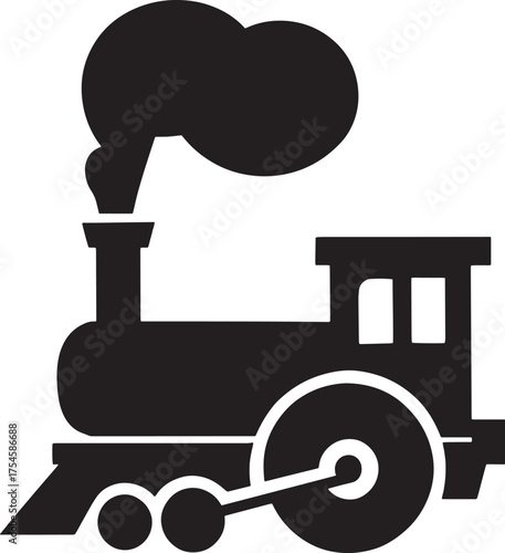 Agriculture and Farming Silhouette Vector Illustration Featuring Tractor, Farmland, and Rural Landscape