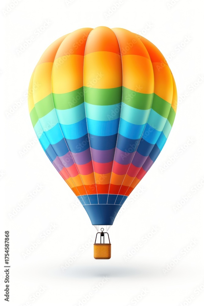 Fototapeta premium Balloon aircraft vehicle transportation.