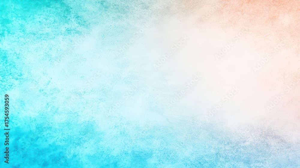 Fototapeta premium Soft Gradient Background in Shades of Blue and Orange with Textured Surface for Creative Design and Art Projects