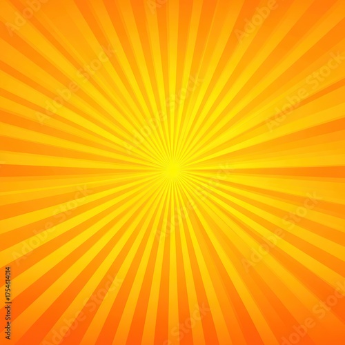 Wallpaper Mural Abstract orange and yellow radiating lines background Torontodigital.ca