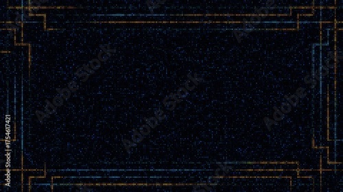 Abstract led flashing lights panel backdrop set, frames led lights blue colors combinations, seamless loop video animation. Bulb, lamps, wall of lights motion graphics.