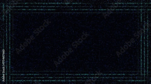 Abstract led flashing lights panel backdrop set, decorative shining lines frame,seamless loop video animation. Bulb, lamps, wall of lights motion graphics.