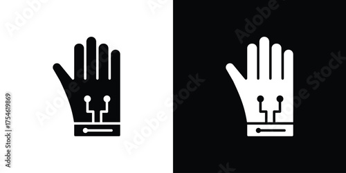 Wired gloves icon concept design element. pictogram icons.