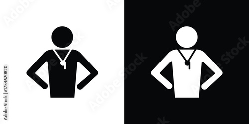 Trainer icon concept design element. pictogram icons.