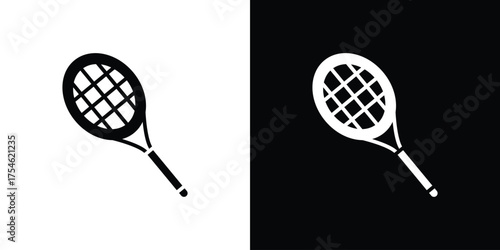 Tennis racket icon concept design element. pictogram icons.