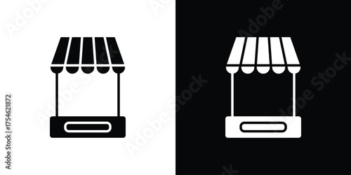 Stall icon concept design element. pictogram icons.