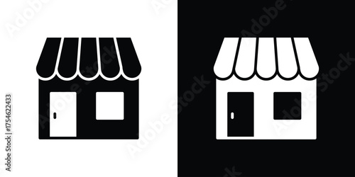 Shop icon concept design element. pictogram icons.
