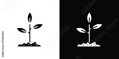 Plant icon concept design element. pictogram icons.