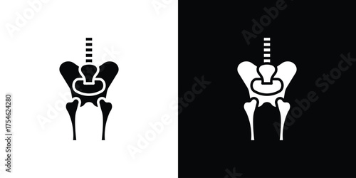 Pelvis icon concept design element. pictogram icons.