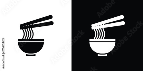 Noodles icon concept design element. pictogram icons.