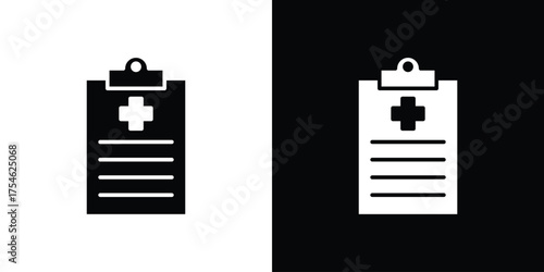 Medical records icon concept design element. pictogram icons.
