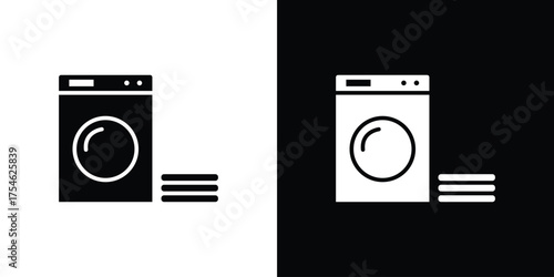 Laundry icon concept design element. pictogram icons.