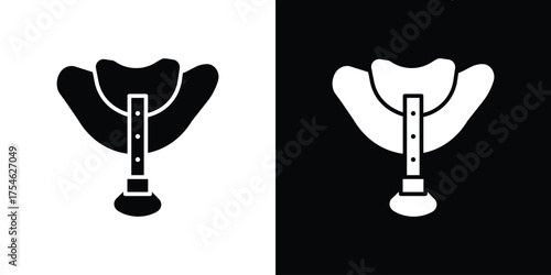 Horse saddle icon concept design element. pictogram icons.